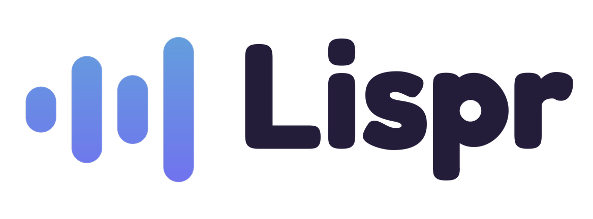 Lispr logo for light backgrounds